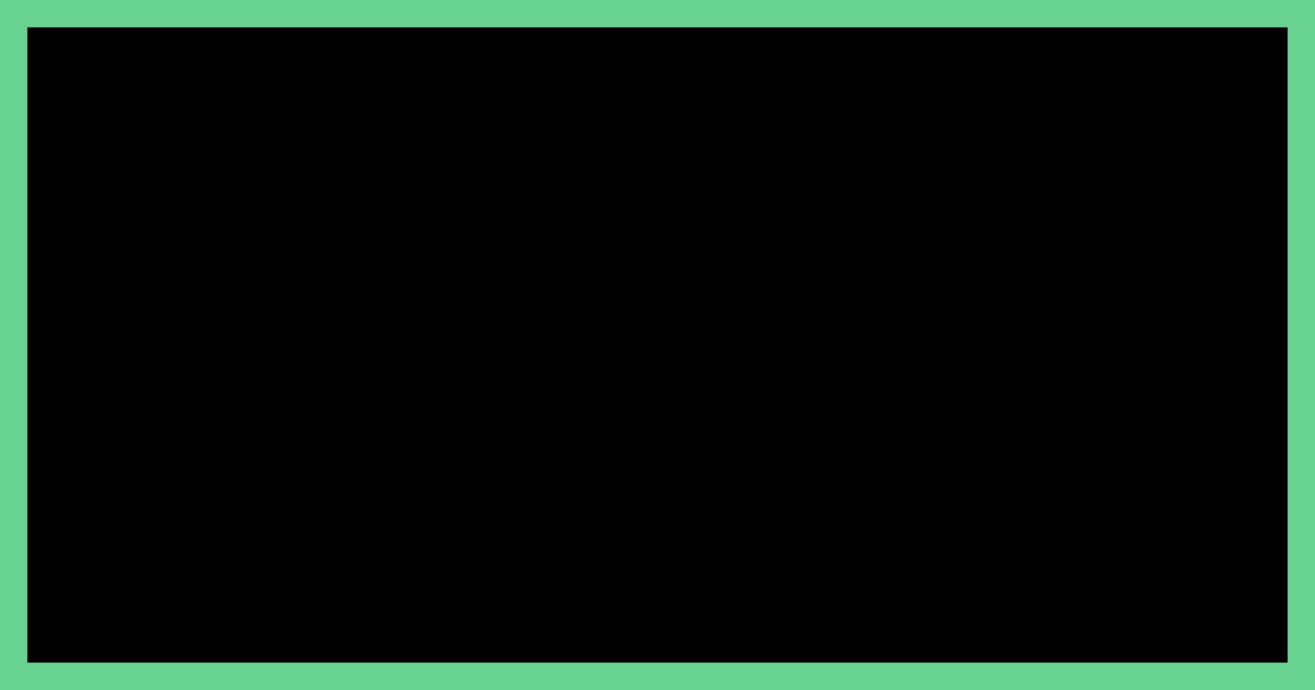 Blank black social card rectangle with thick green border